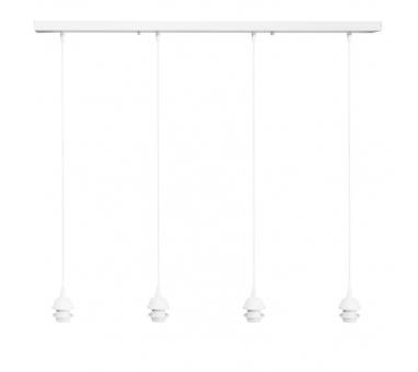 Heronia Ράγα φωτιστικού οροφής E/27 RAGA 4L WHITE METAL