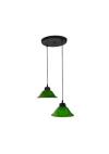 Heronia GREEN PENDEL 2/L φωτιστικό οροφής/κρεμαστό ανισόπεδο Ε/27