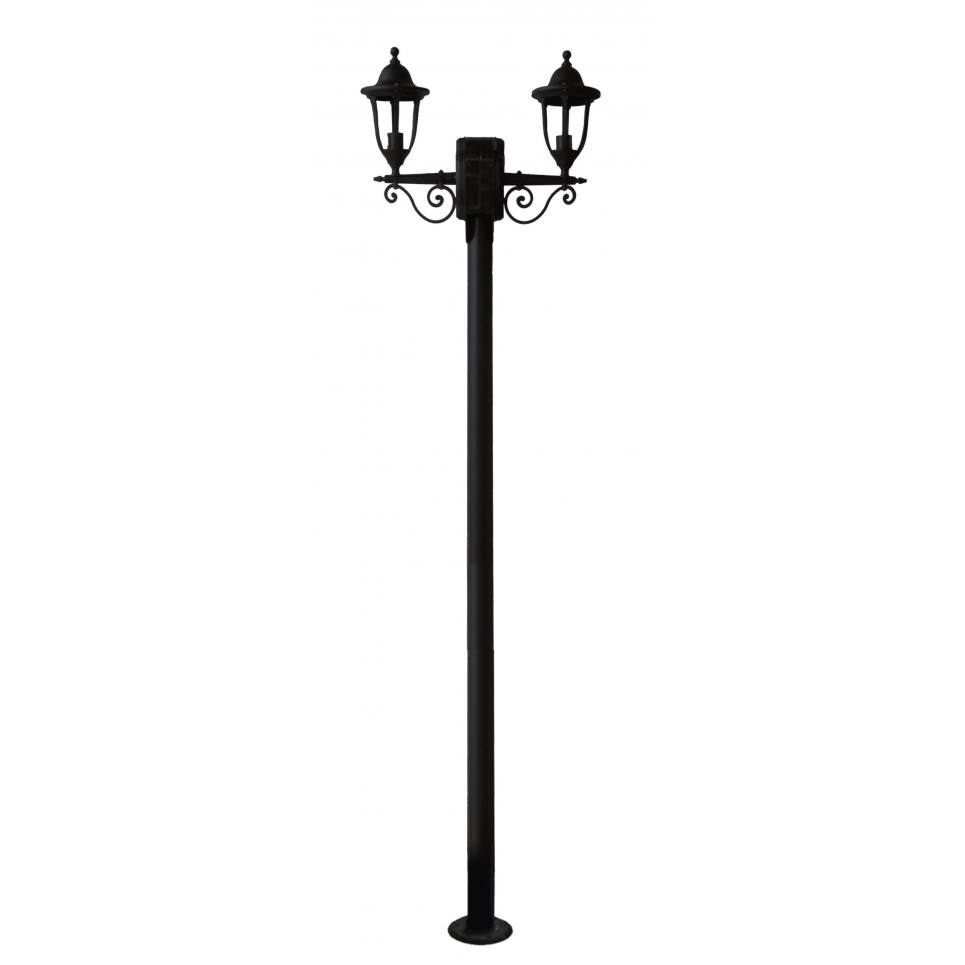 Heronia LP-500ΕΒ 2/Φ BLACK ΚΑΡΑΒΟΛΟΣ 200CM ΙΣΤΟΣ