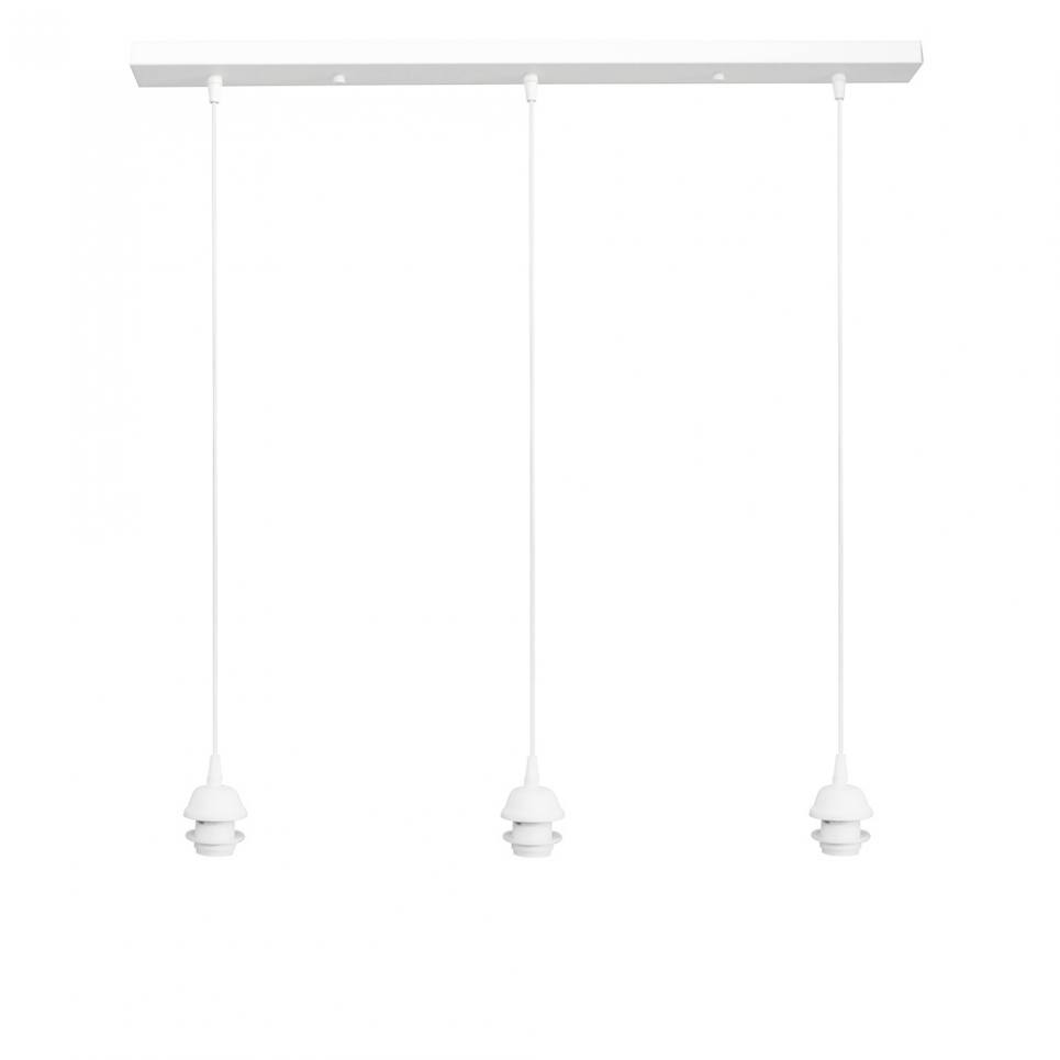 Heronia Ράγα φωτιστικού οροφής E/27 RAGA 3L WHITE METAL