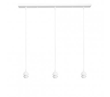 Heronia Ράγα φωτιστικού οροφής E/27 RAGA 3L WHITE METAL