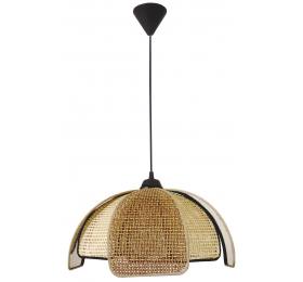 Heronia ΗΚ-60 1/L 2-ΧΡΩΜΟ ΨΑΘΑ ΠΕΤΑΛΑ BROWN-NATURAL ΚΡΕΜΑΣΤΟ