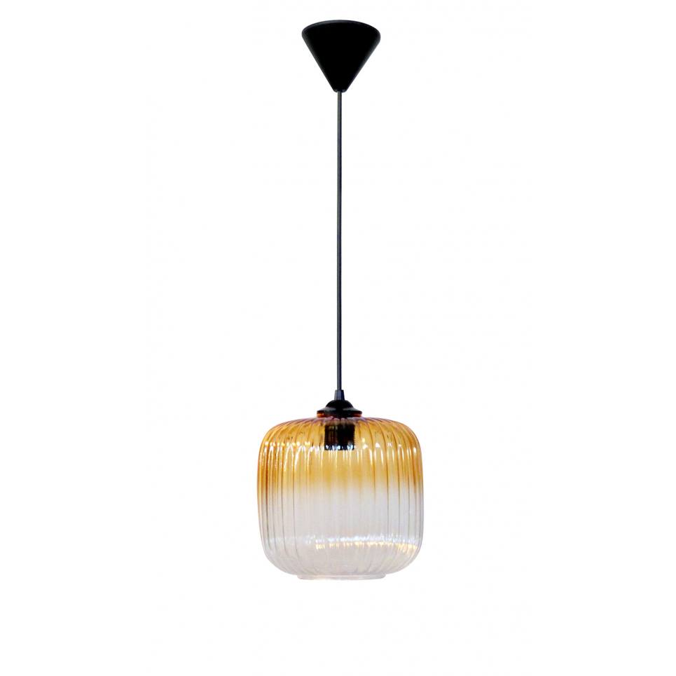 Heronia GL-6010/20 1L -A- PENDEL MELI Φ20 ΓΥΑΛΙΝΟ ΚΡΕΜΑΣΤΟ