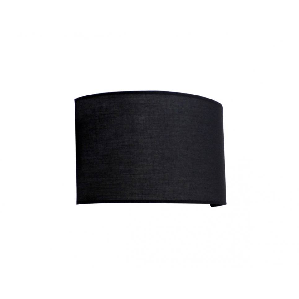 Heronia HR-03AP OVAL ΜΑΥΡΟ ΑΠΛΙΚΑ ΤΟΙΧΟΥ