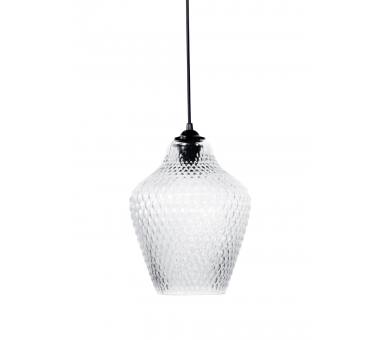 Heronia GL-5090/20 1/L PENDEL TRANS ΓΥΑΛΙΝΟ ΚΡΕΜΑΣΤΟ