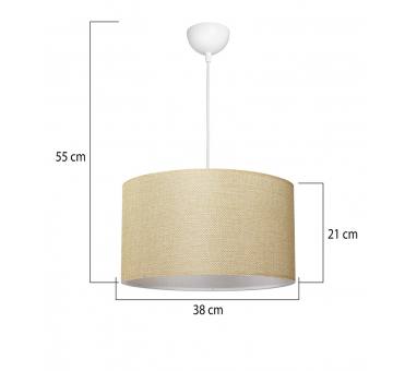 Heronia HKP-02 ΜΠΕΖ Φ40 1/L ΚΡΕΜΑΣΤΟ ΑΜΠΑΖΟΥΡ ΚΥΛΙΝΔΡΟΣ