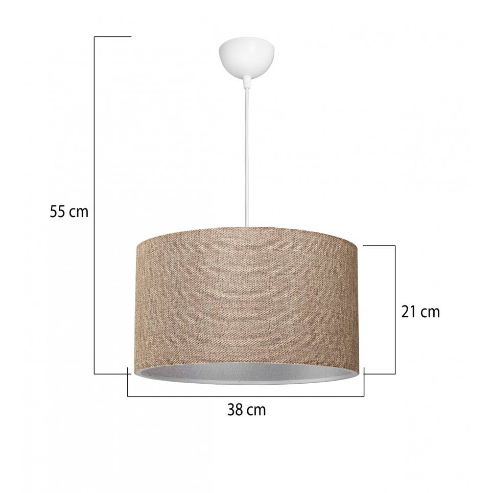 Heronia HKP-06 ΑΜΜΟΥ Φ40 1/L ΚΡΕΜΑΣΤΟ ΑΜΠΑΖΟΥΡ ΚΥΛΙΝΔΡΟΣ