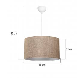 Heronia HKP-06 ΑΜΜΟΥ Φ40 1/L ΚΡΕΜΑΣΤΟ ΑΜΠΑΖΟΥΡ ΚΥΛΙΝΔΡΟΣ