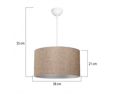 Heronia HKP-06 ΑΜΜΟΥ Φ40 1/L ΚΡΕΜΑΣΤΟ ΑΜΠΑΖΟΥΡ ΚΥΛΙΝΔΡΟΣ