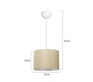 Heronia HKP-02 ΜΠΕΖ Φ22 1/L ΚΡΕΜΑΣΤΟ ΑΜΠΑΖΟΥΡ ΚΥΛΙΝΔΡΟΣ