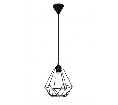 Heronia DM-02 PENDEL 1/L BLACK ΚΡΕΜΑΣΤΟ ΑΝΙΣΟΠΕΔΟ ΔΙΑΜΑΝΤΙ Φ23