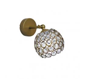 Heronia Φωτιστικό τοίχου σπαστό CHRIS/AP KEY BRONZE
