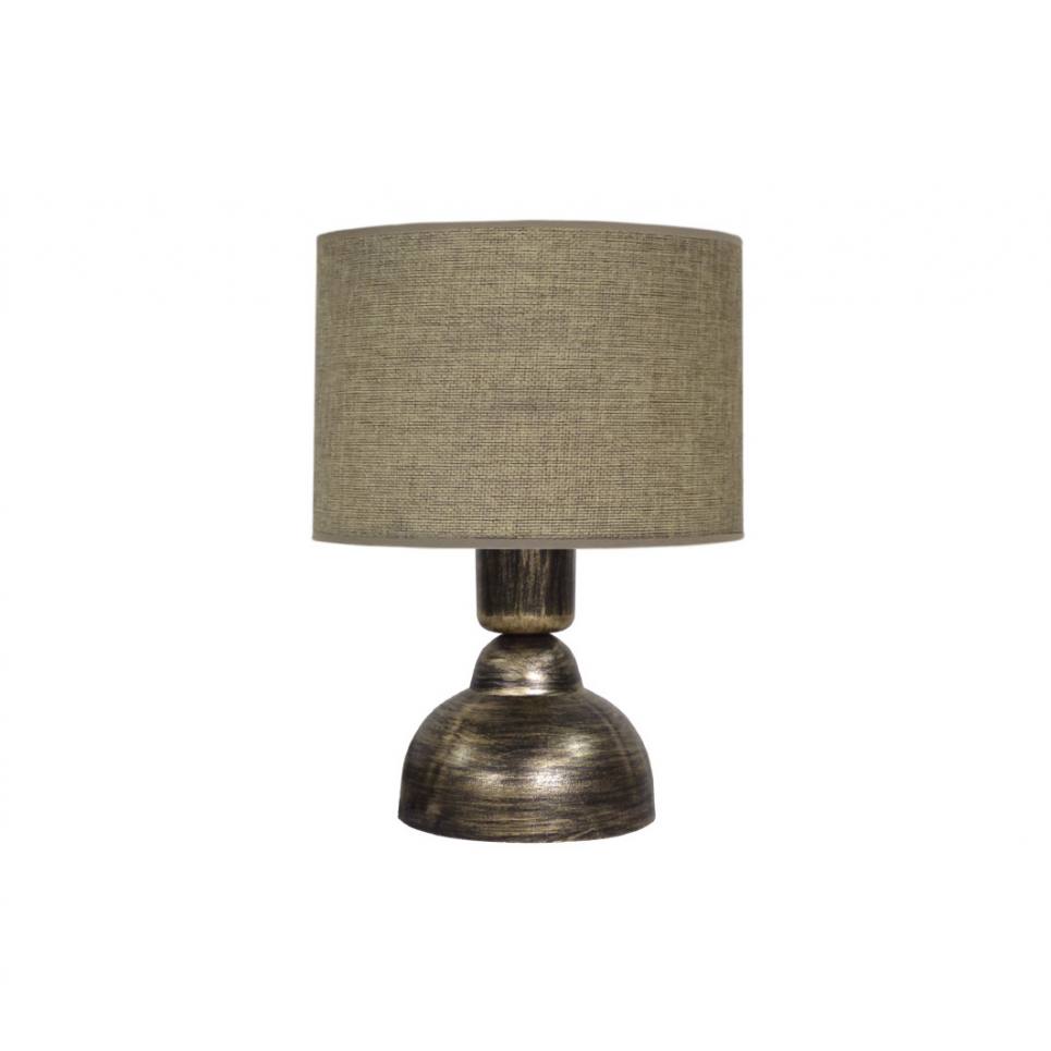 Heronia ΠΟΡΤΑΤΙΦ ΚΩΝΙΚΟ ΑΜΠΑΖΟΥΡ TL-08 Ø20 BLACK-ΛΕΥΚΟ/ΚΡΕΜ Ε/27