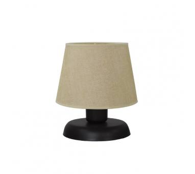 Heronia ΠΟΡΤΑΤΙΦ ΚΩΝΙΚΟ ΑΜΠΑΖΟΥΡ TL-08 Ø20 ΜΠΕΖ-BLACK Ε/27