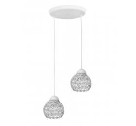 Heronia CHRIS 2L PENDEL WHITE CRYSTAL