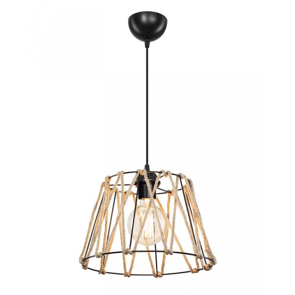 Heronia SAMOA/30 1/L ROPE Φ30 ΚΡΕΜΑΣΤΟ E/27 ΜΕ ΣΧΟΙΝΙ