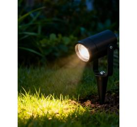 Heronia CH-08 BLACK ΚΑΡΦΩΤΟ ΚΙΝΗΤΟ GU10 PLASTIC ΣΠΟΤ