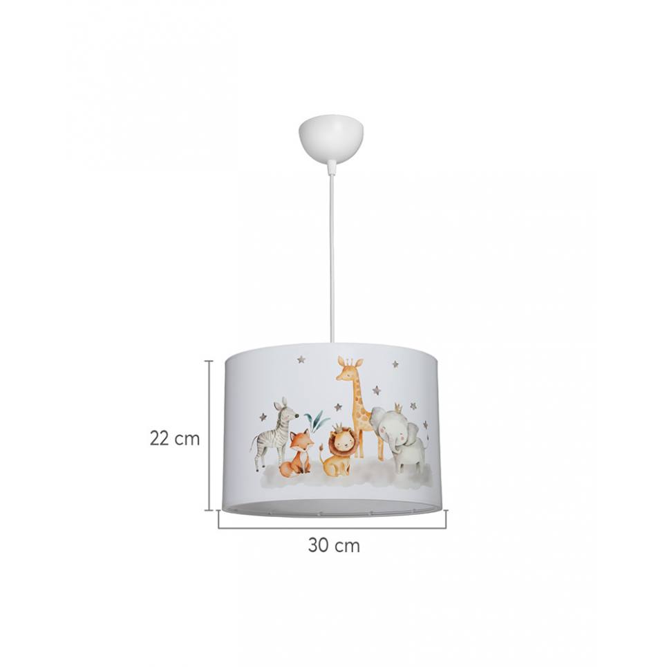 Heronia KID-ZOO 1/L ΚΡΕΜΑΣΤΟ ΠΑΙΔΙΚΟ ΖΩΑΚΙΑ Φ-30CM