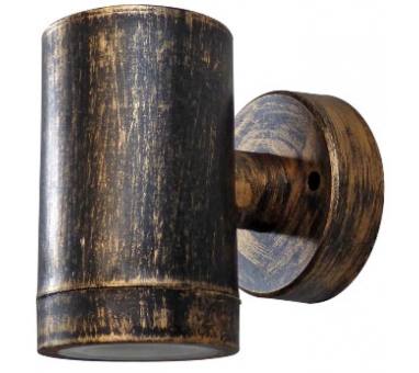 Heronia C-01 1/Φ BRONZE ΣΠΟΤ ΠΛΑΣΤ.GU10-LED/EL