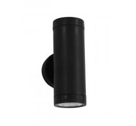 Heronia C-02 2/Φ BLACK ΣΠΟΤ ΠΛΑΣΤ.2XGU10-LED/EL