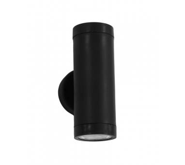 Heronia C-02 2/Φ BLACK ΣΠΟΤ ΠΛΑΣΤ.2XGU10-LED/EL