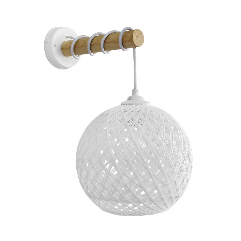 Heronia SILK-01/ΑΡ STICK WHITE Φ20 ΑΠΛΙΚΑ ΞΥΛΟ