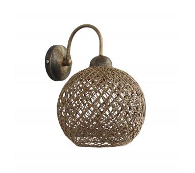 Heronia SILK-01/ΑΡ Φ20 NATURAL-BR ΑΠΛΙΚΑ ΜΕΤΑΛ.