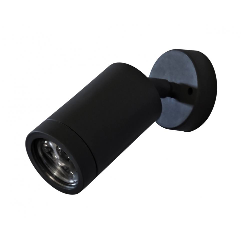 Heronia C-01ΚΕΥ BLACK 1/Φ ΣΠΟΤ ΣΠΑΣ.GU10LED-EL
