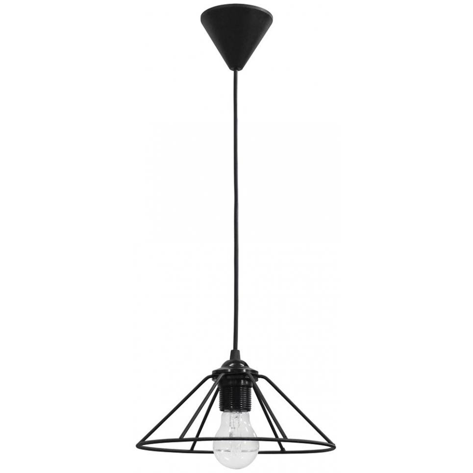 Heronia Φωτιστικό μεταλλικό FUN-350/18 1L PENDEL BLACK