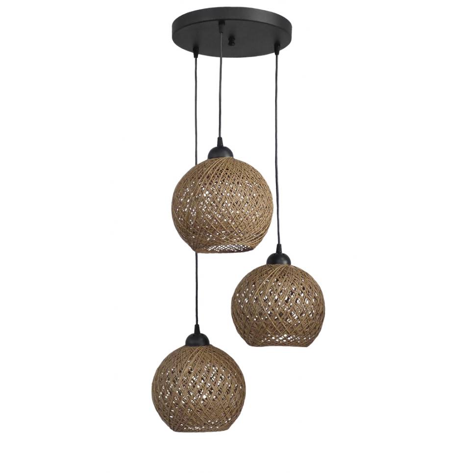 Heronia SILK/3L PENDEL BL-NATURAL ΚΡΕΜΑΣΤΟ