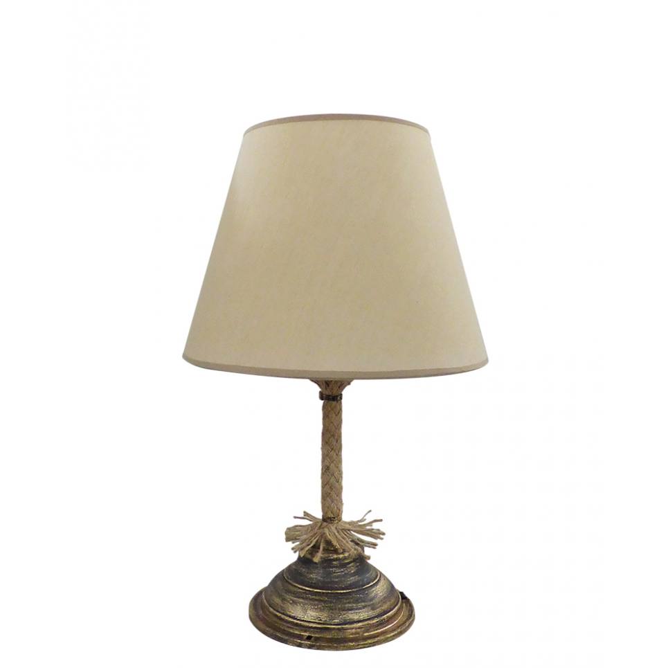 Heronia TL-04 Φ25 ROPE UT-BR-ΜΠΕΖ ΠΟΡΤΑΤΙΦ Ε/27 ΜΕ ΑΜΠΑΖΟΥΡ ΚΩΝΙΚΟ-ΣΧΟΙΝΙ