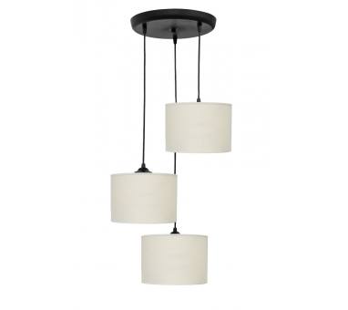 Heronia ΗΚ-01PENDEL/3L ΛΕΥΚΟ/ΚΡΕΜ-ΒL ΚΡΕΜΑΣ.ΑΝΙΣΟΠ.ΑΜΠΑΖ.Φ20