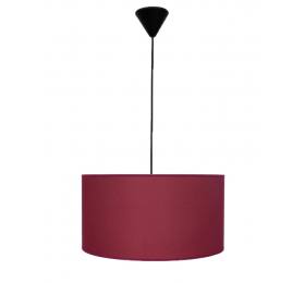 Heronia ΗΚ-07 ΚΟΚΚΙΝΟ Φ40 ΚΥΛΙΝΔΡΟΣ ΚΡΕΜΑΣΤΟ 1/L Ε/27 ME ΚΑΛΩΔΙΟ ΑΜΠΑΖΟΥΡ