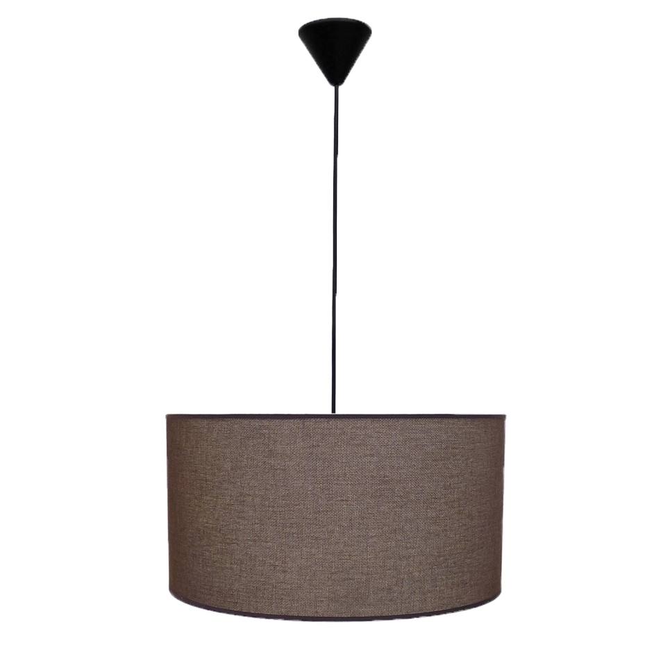 Heronia ΗΚ-05 ΚΑΦΕ Φ40 ΚΥΛΙΝΔΡΟΣ ΚΡΕΜΑΣΤΟ 1/L Ε/27 ME ΚΑΛΩΔΙΟ ΑΜΠΑΖΟΥΡ