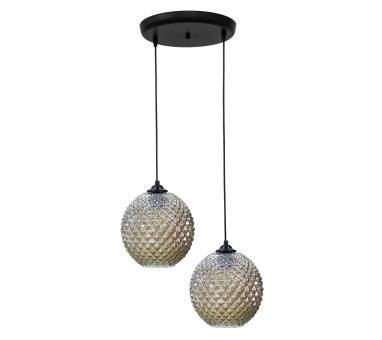 Heronia GL-5010 PENDEL 2/L BL-FUME BALL ΚΡΕΜΑΣΤΟ