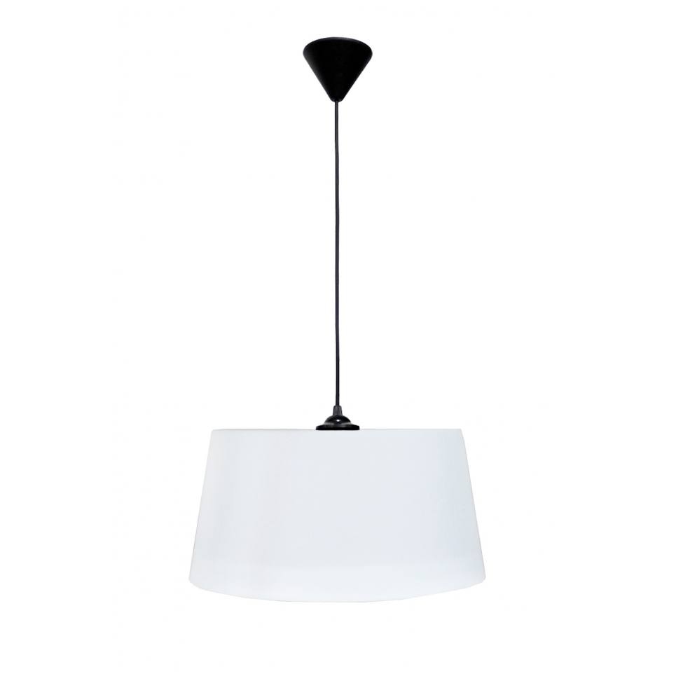 Heronia DRUM 1L BL-WHITE Φ35 PENDEL ΚΡΕΜΑΣΤΟ ΠΛΑΣΤΙΚΟ Ε/27