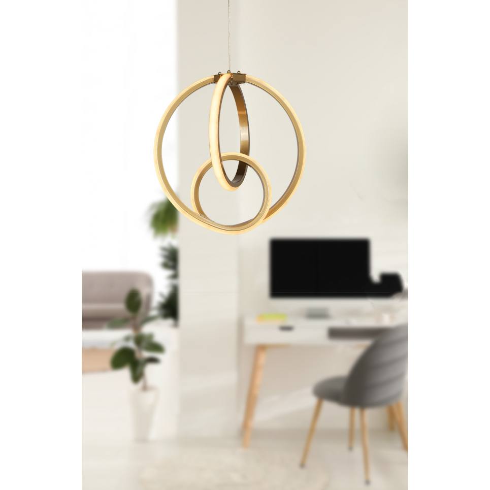 Heronia NEON-29 LED GOLD 48W 3000K/4000K/6500K ΦΩΤΙΣΤΙΚΟ LED