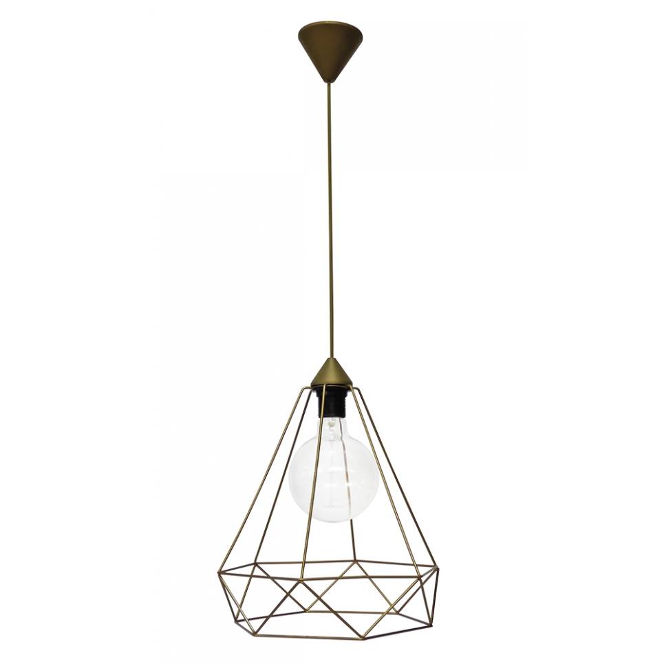 Heronia DM-01 NEW 1L GOLD METAL Μοντέρνο φωτιστικό