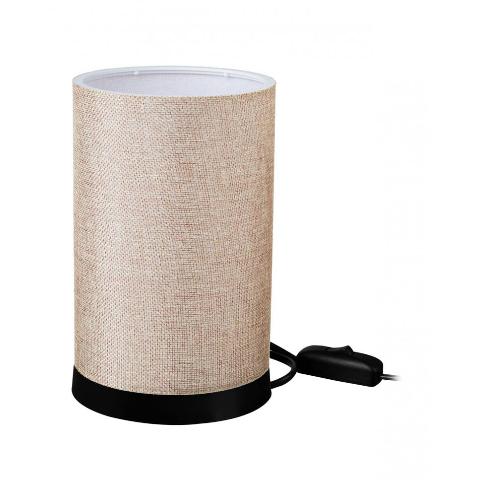 Heronia ΠΟΡΤΑΤΙΦ ΚΥΛΙΝΔΡΙΚΟ ΑΜΠΑΖΟΥΡ TL-07/H-06 KAFE AMMOY-BLACK  Ε/27