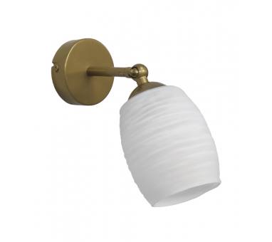 Heronia BARREL/AP KEY GOLD-WHITE ΑΠΛΙΚΑ ΓΥΑΛΙ E/27