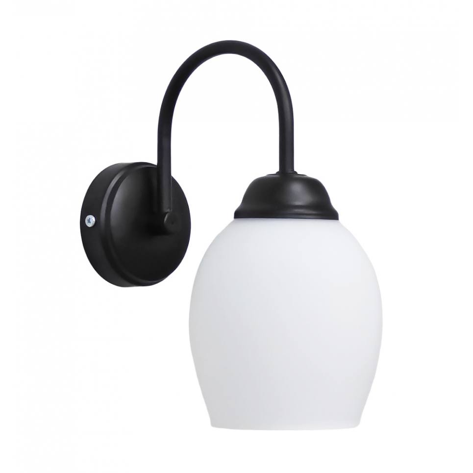 Heronia BULL/AP -A- BLACK-WH ΑΠΛΙΚΑ ΓΥΑΛΙ E/27