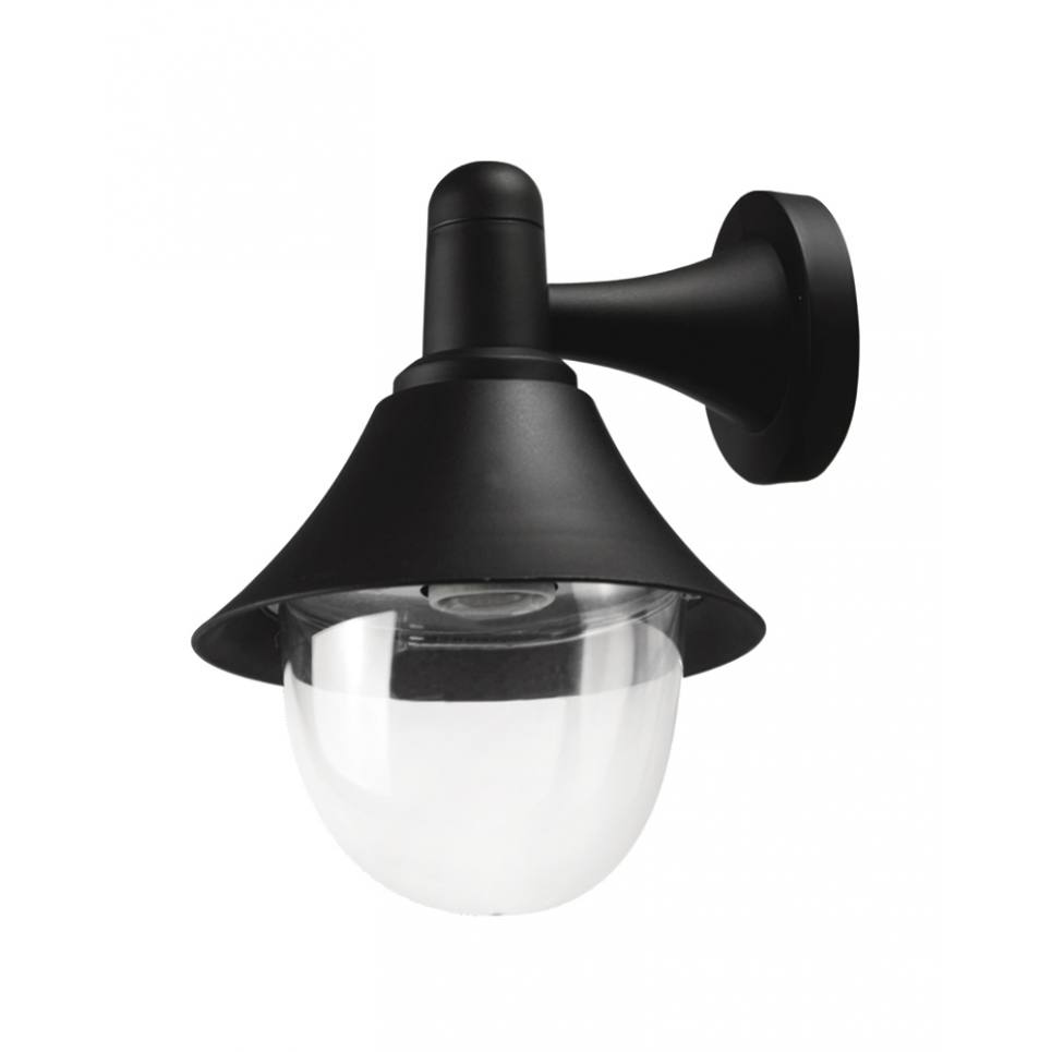 Heronia LP-220 BLACK Επιτοίχιο εξωτερικού χώρου