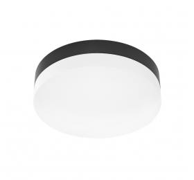 Heronia Φωτιστικό επιτοίχιο πλαφονιέρα HER-11 LED BLACK εξωτερικού χώρου