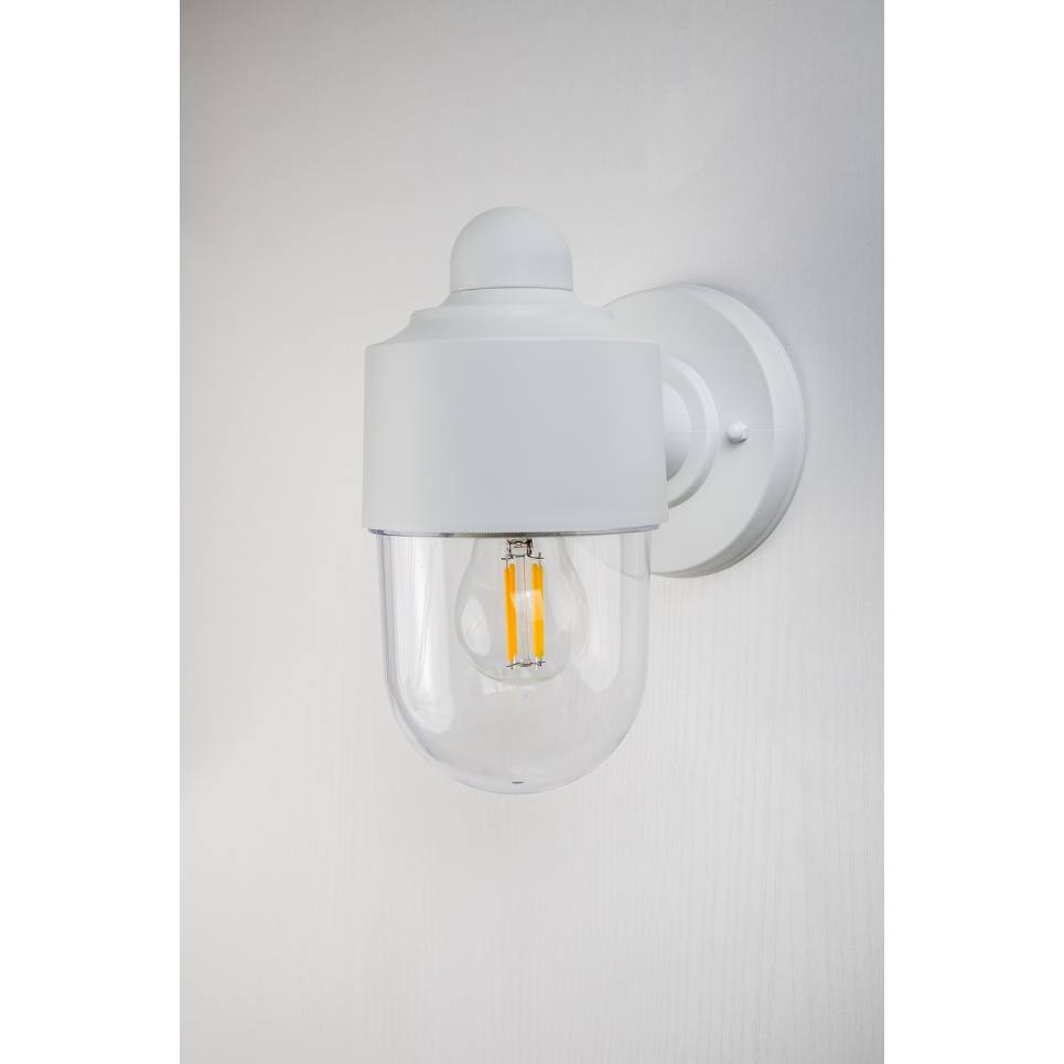 Heronia LP-210 WHITE Επιτοίχιο εξωτερικού χώρου