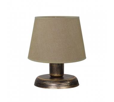 Heronia ΠΟΡΤΑΤΙΦ ΚΩΝΙΚΟ ΑΜΠΑΖΟΥΡ TL-08 Ø20 BR/ΜΠΕΖ Ε/27