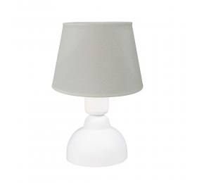 Heronia ΠΟΡΤΑΤΙΦ ΚΩΝΙΚΟ ΑΜΠΑΖΟΥΡ TL-09 Ø20 WH/KΡΕΜ Ε/27