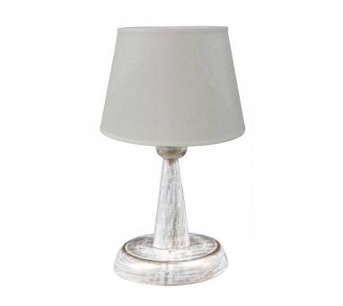 Heronia ΠΟΡΤΑΤΙΦ ΚΩΝΙΚΟ ΑΜΠΑΖΟΥΡ TL-10 Ø20 WH-BR/KΡΕΜ Ε/27