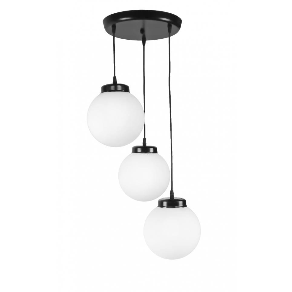 Heronia Φωτιστικό /οροφής ανισόπεδο GL-600 PENDEL 3L BL-WHITE