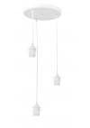 Heronia Φωτιστικό ανισόπεδο E/27 PENDEL 3/L RING WHITE ΣΚΕΛΕΤΟΣ