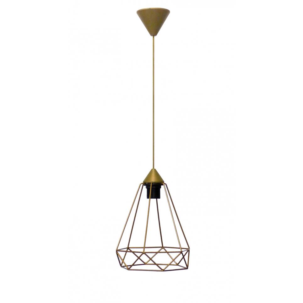 Heronia DM-02 1L GOLD METAL Μοντέρνο φωτιστικό